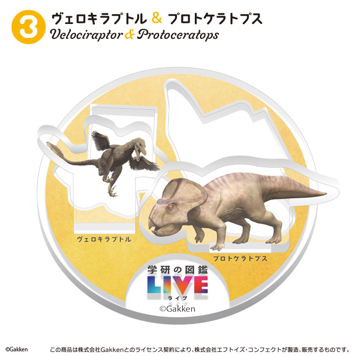 学研の図鑑LIVE 恐竜 アクリルスタジアム<br><コロコロビレッジ>