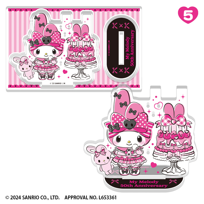 My Melody ♥ Kuromi 50th & 20th Anniversaries<br>アクリルアクセサリースタンド