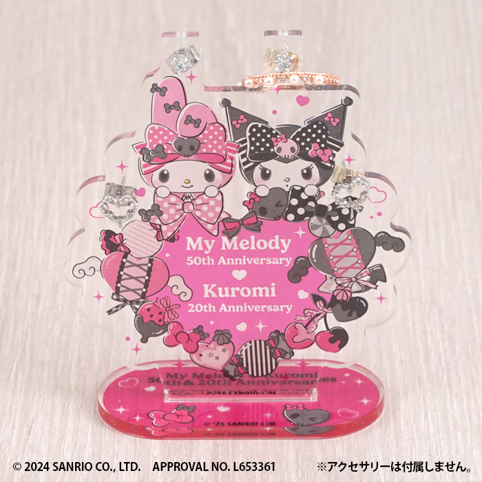 My Melody ♥ Kuromi 50th & 20th Anniversaries<br>アクリルアクセサリースタンド