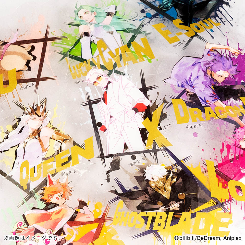 アニメ「TO BE HERO X」<br>ダイカットクリアステッカーガム