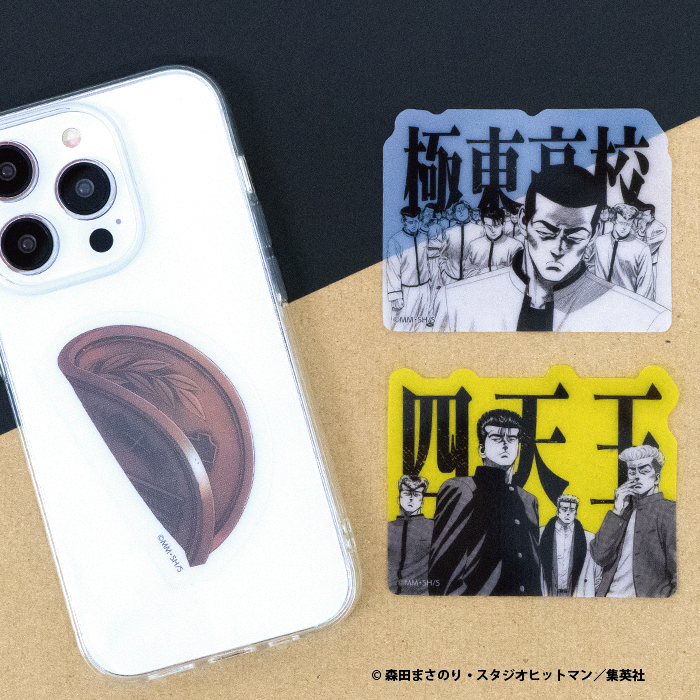 ろくでなしBLUES<br>ダイカットクリアステッカーガム