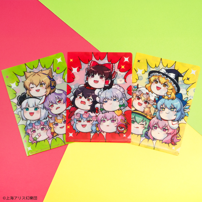 東方Project<br>ミニクリアファイルガム Vol.2