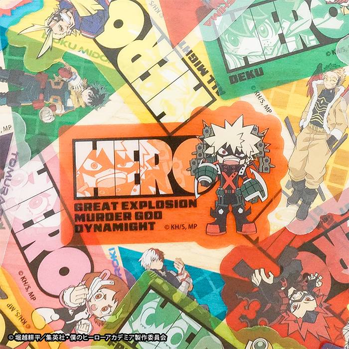 僕のヒーローアカデミアWダイカットクリアステッカー - 株式会社