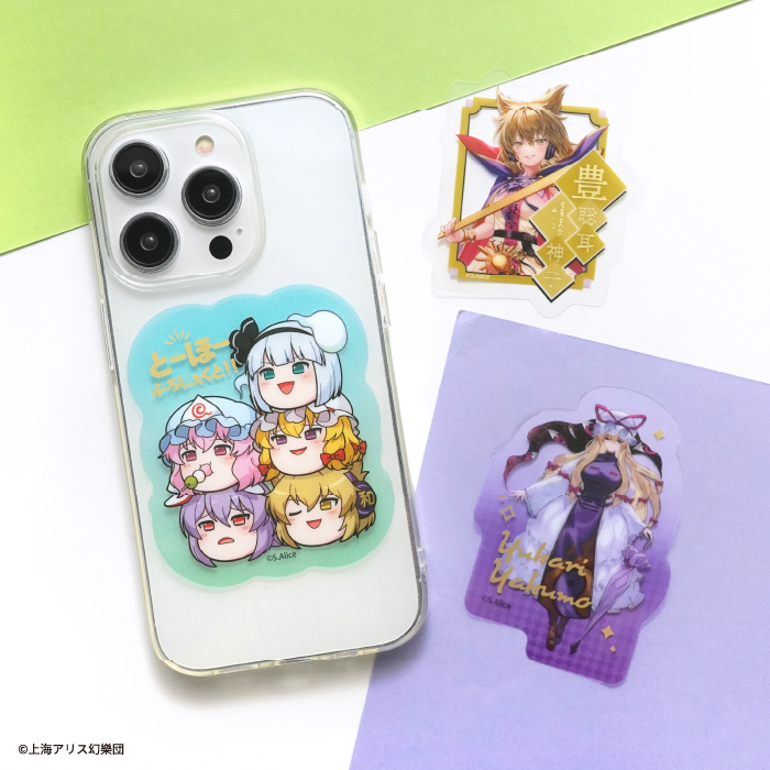 東方Project<br>ダイカットクリアステッカーガム Vol.3