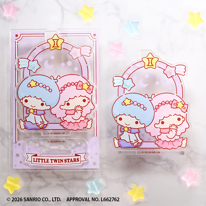 サンリオキャラクターズ<br>キラキラ星座のアクリルアクセサリースタンド
