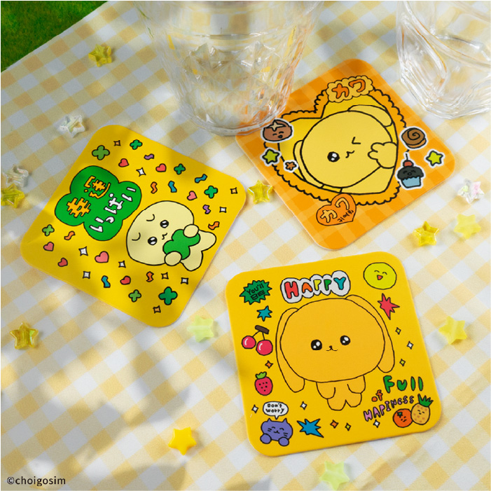 チェゴシム<br>スクエアコースターガム