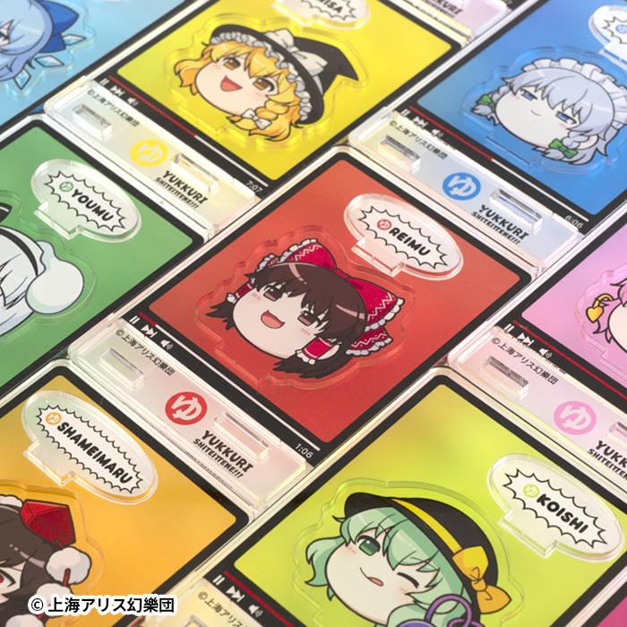 東方Project<br>ゆっくりアクリルスタンド