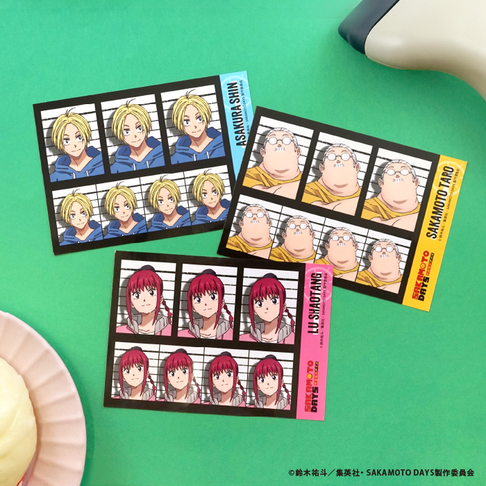 TVアニメ『SAKAMOTO DAYS』<br>証明写真風ステッカーガム