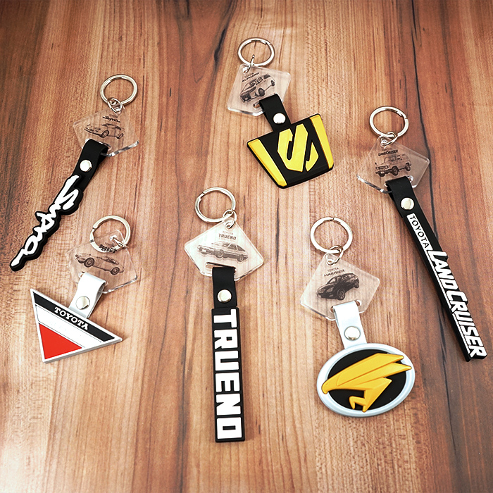 トヨタ エンブレムラバー キーホルダー