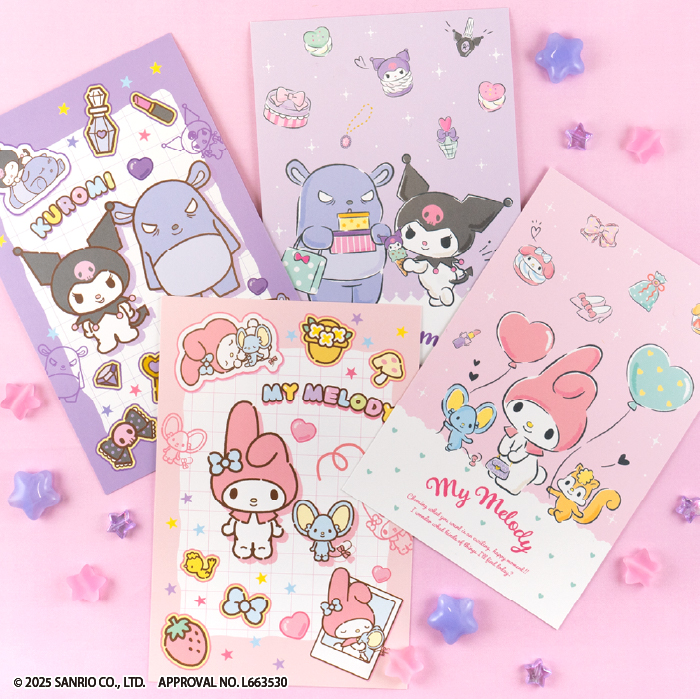 サンリオキャラクターズ<br>ポストカードガム<br>ｗith my friends