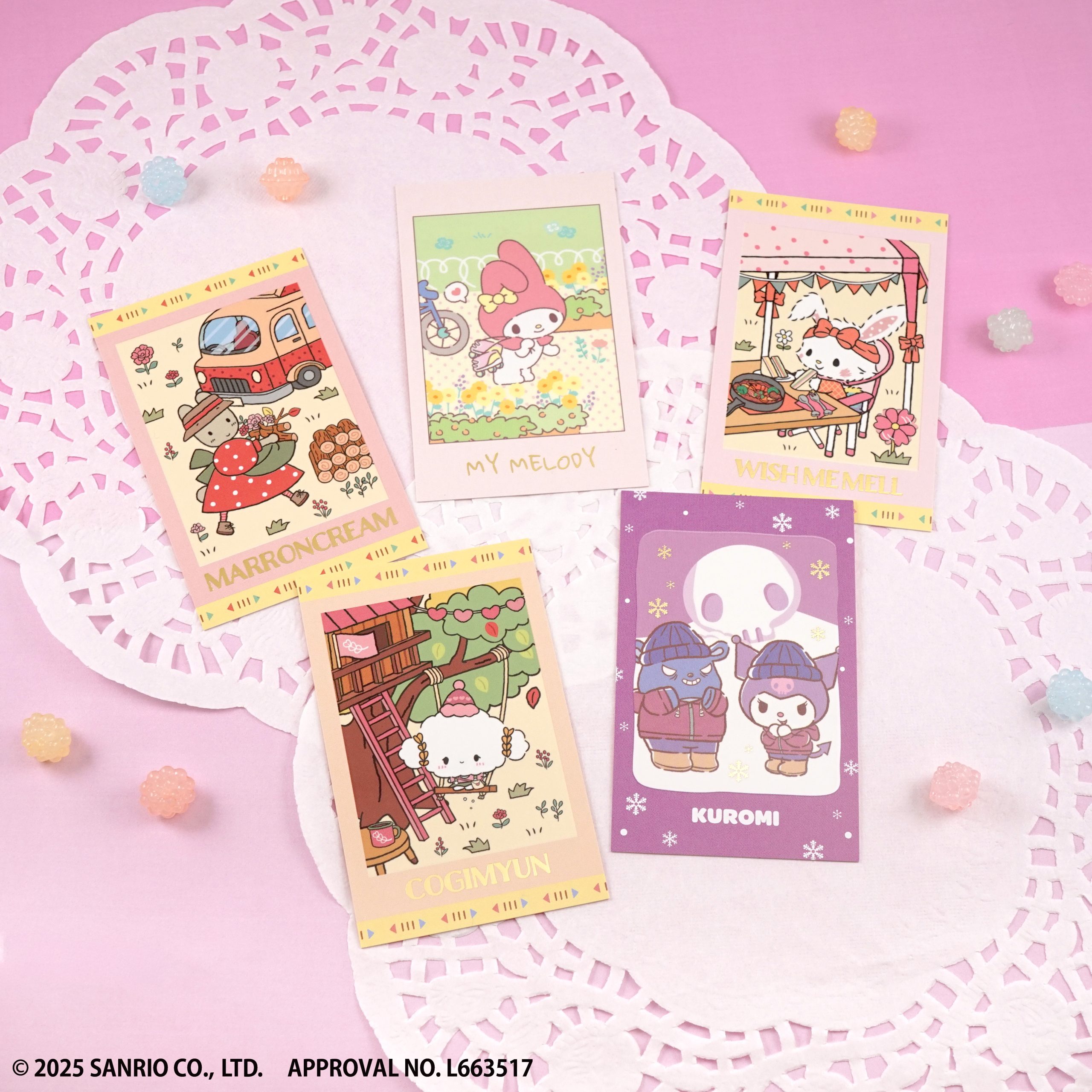 サンリオキャラクターズ<br>フォトカードコレクションガム<br>ENJOY HAPPY DAYS