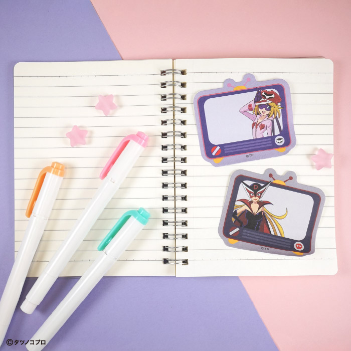 タツノコプロ ガールズコレクション<br>ダイカットふせんガム