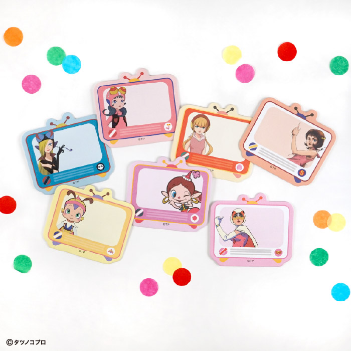 タツノコプロ ガールズコレクション<br>ダイカットふせんガム