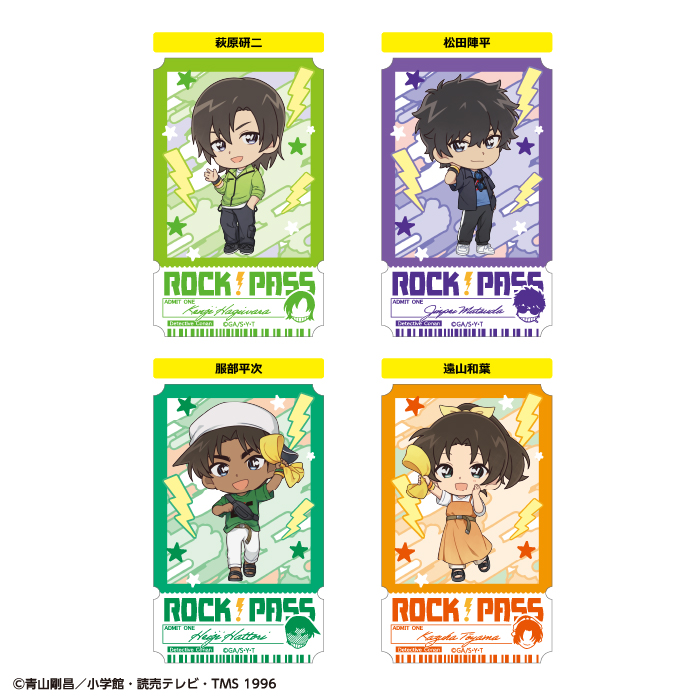 名探偵コナン<br>ロックフェス！ プリズムステッカーガム<br>チケットスタイル