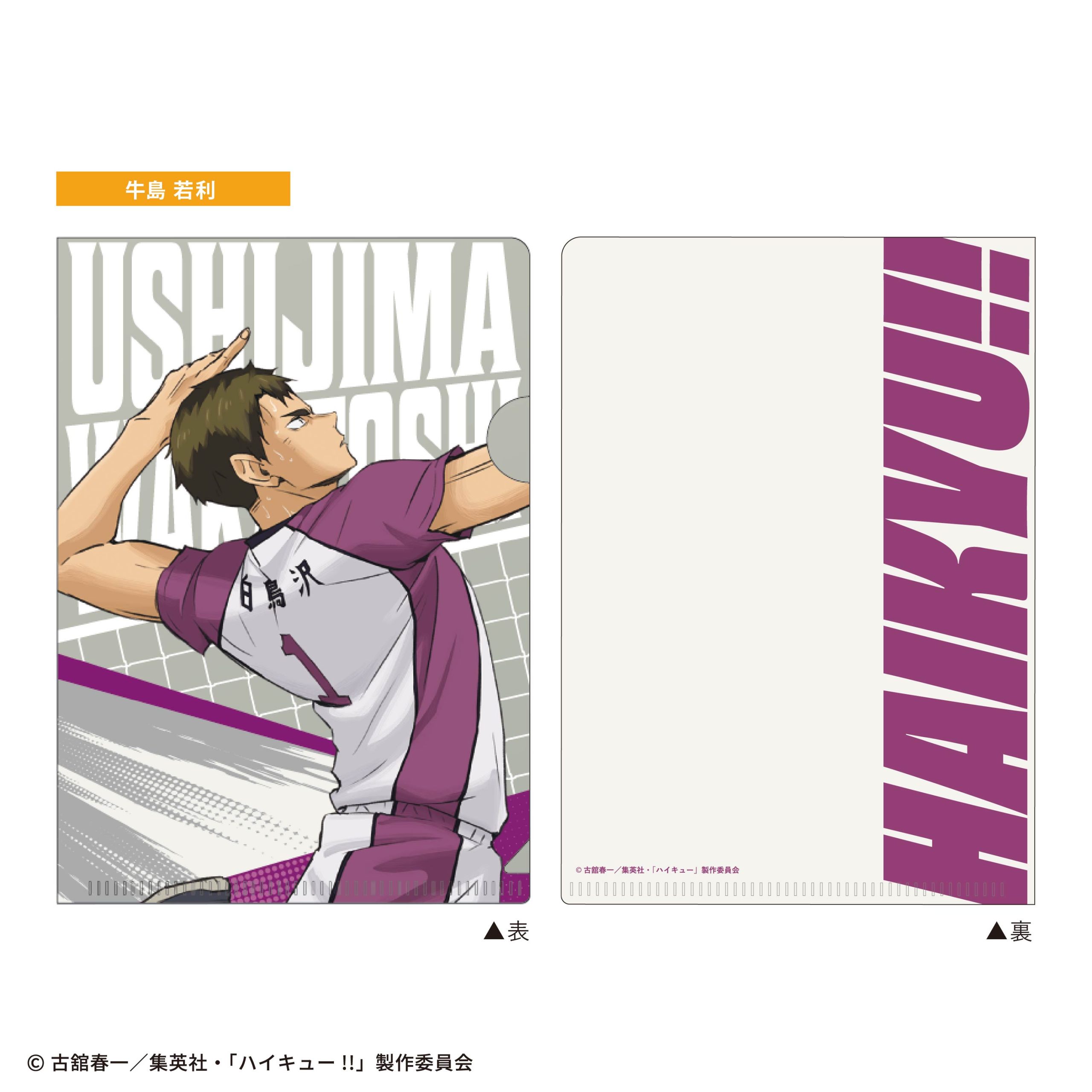 ハイキュー!!<br>ミニクリアファイルガム