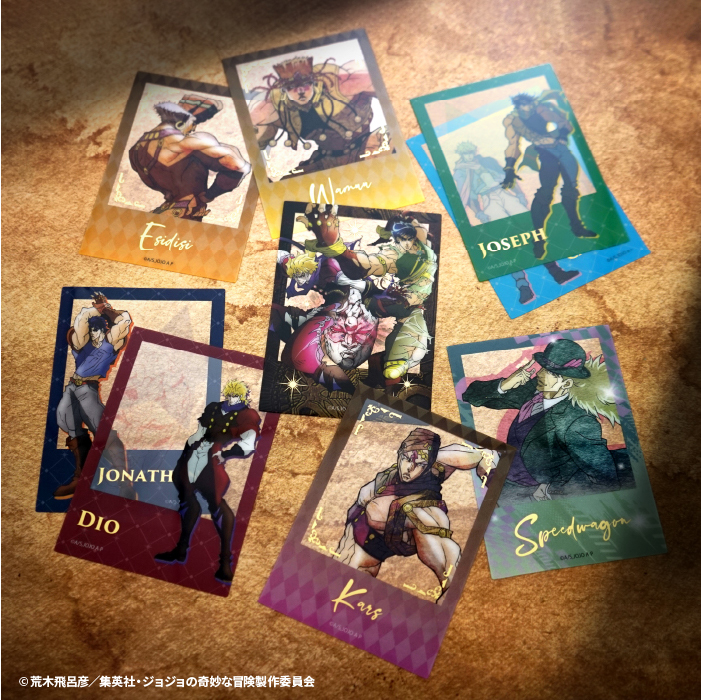 ジョジョの奇妙な冒険<br>ファントムブラッド・戦闘潮流<br>クリアフォトカードガム