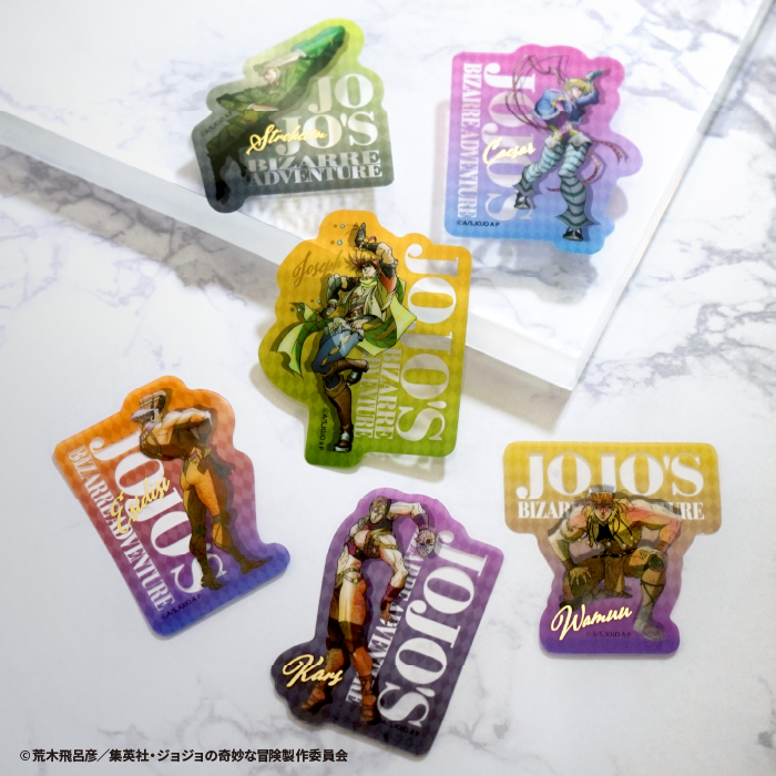ジョジョの奇妙な冒険<br>ファントムブラッド・戦闘潮流<br>ダイカットクリアステッカーガム