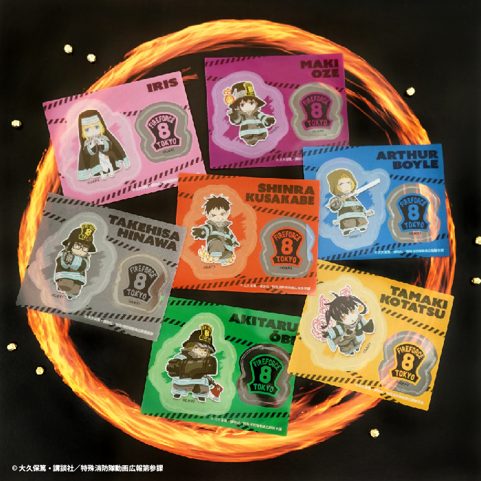 炎炎ノ消防隊　参ノ章<br>にこいち！クリアステッカーガム