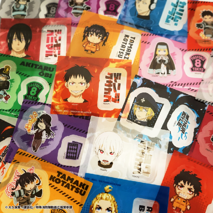 炎炎ノ消防隊　参ノ章<br>にこいち！クリアステッカーガム