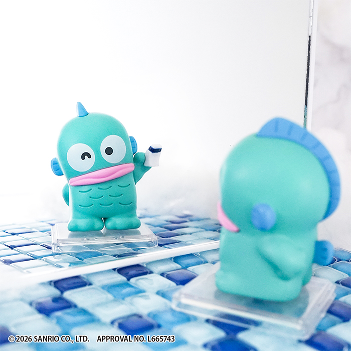 サンリオキャラクターズ×【激落ちくん】<br>がんばれおふろのおそうじフィギュア<br><コロコロビレッジ>